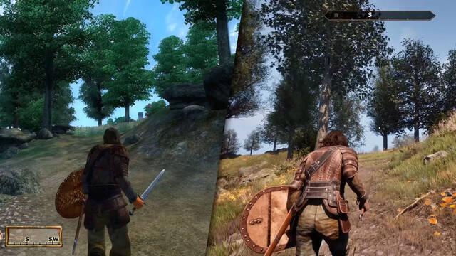 Comparan Oblivion Remastered con su versi�n original y el salto gr�fico es espectacular