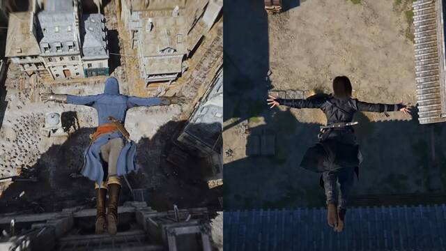 Parkour en Assassin's Creed Shadows y AC Unity: �Cu�l es mejor?
