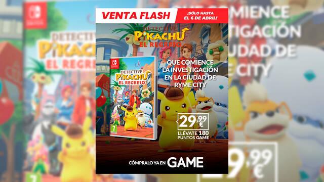 Pikachu: El Regreso de oferta en GAME por tiempo limitado