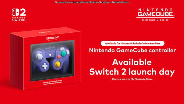 Nintendo advierte: El mando de GameCube para Switch 2 solo ser� compatible con los juegos de GameCube de NSO