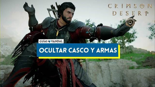 C�mo ocultar el casco y las armas en Crimson Desert - Crimson Desert