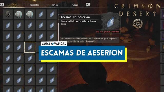C�mo conseguir Escamas de Aeserion en Crimson Desert - Crimson Desert
