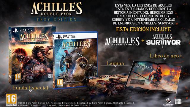 Achilles Double Pack tendrá una edición física especial para PS5 diseñada por Meridiem