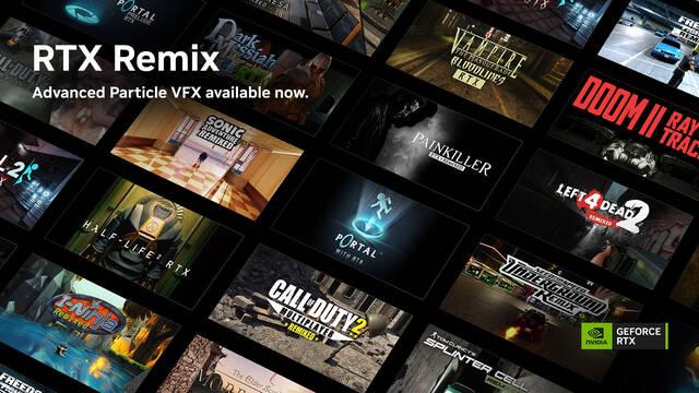 NVIDIA estrena Advanced Particle VFX en RTX Remix y anticipa nuevos juegos con DLSS 4.5 y path tracing