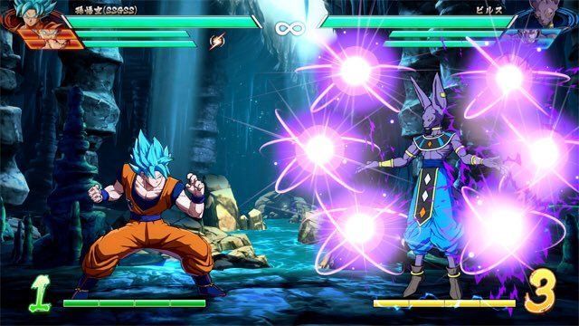 Goku Super Saiyan God Blue Dragon Ball FighterZ