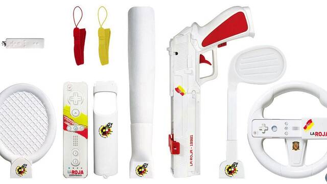 Mandos de Wii de la selecci�n espa�ola