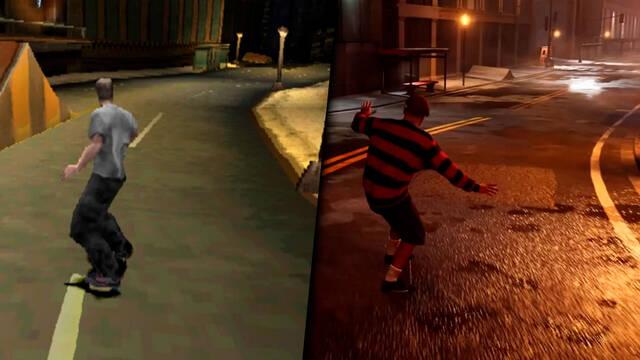 Tony Hawk's Pro Skater 1 + 2 comparado con los originales