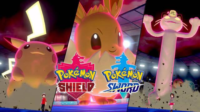 Pok�mon Espada y Escudo: Pikachu, Eevee y Meowth Gigamax disponibles en Incursiones