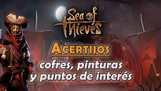 Acertijos en Sea of Thieves: cofres, pinturas y puntos de interés - LOCALIZACIÓN - Sea of Thieves