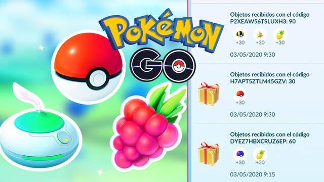 Pokémon Go, nuevos códigos regalo