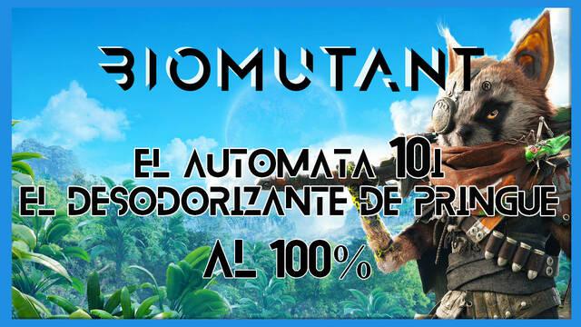Biomutant: El aut�mata 10I / El desodorizante de pringue - C�mo completarla - Biomutant