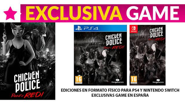 GAME Espa�a abre las reservas de la edici�n f�sica exclusiva de Chicken Police