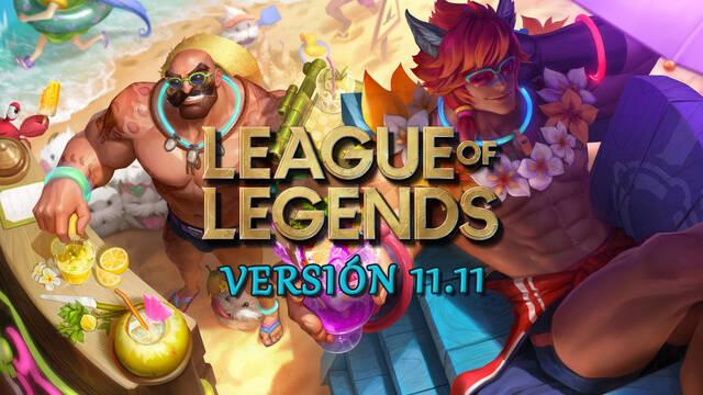 League of Legends v11.11: Ajustes a campeones, vuelve Bombardeo al nexo y cambios
