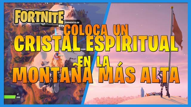 Fortnite: coloca un cristal espiritual en la monta�a m�s alta - Fortnite Battle Royale