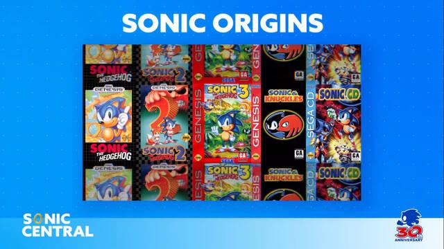 Anunciado Sonic Origins, un recopilatorio para celebrar el 30 aniversario del erizo azul.