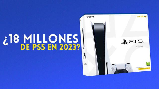 Sony quiere vender 18 millones de PS5 este año fiscal.