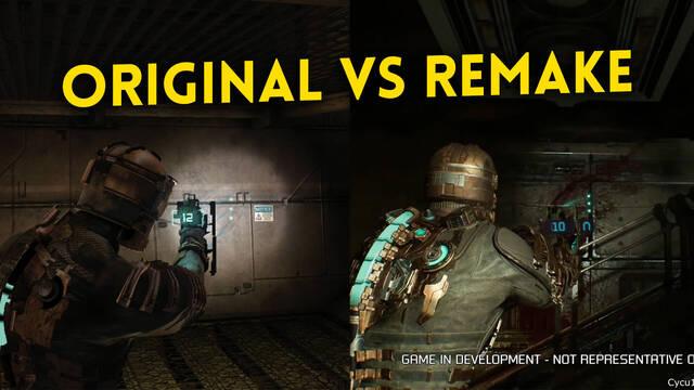 Comparativa entre los gráficos de Dead Space Remake y el juego original