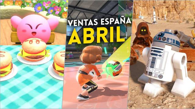 Ventas de videojuegos en España de abril 2022 de AEVI