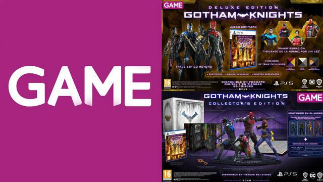 Consigue las ediciones especiales de Gotham Knights en GAME