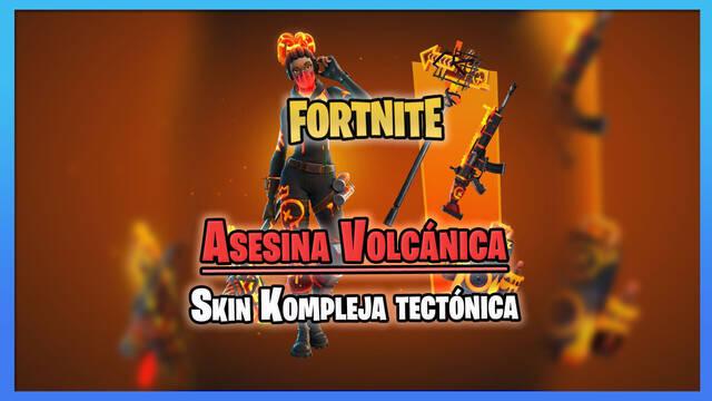 Fortnite - Paquete de misiones Asesina volcánica y skin Kompleja tectónica gratis