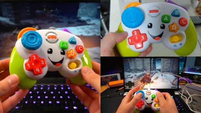 Transforman un mando de juguete de Fisher Price en un mando de Xbox