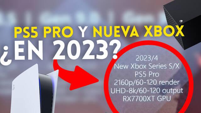 PS5 Pro y la nueva Xbox Series podrían llegar en 2023 ó 2024.