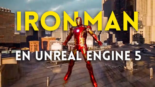Así de espectacular es Iron Man en Unreal Engine 5.