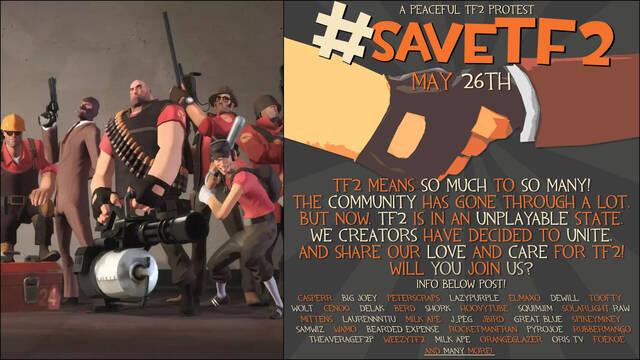 Team Fortress 2: #SaveTF2 consigue que Valve se comprometa a mejorar el juego