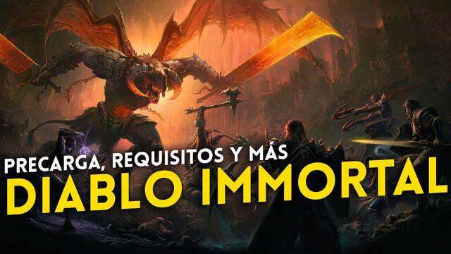 Diablo Immortal: Descarga en PC, requisitos mínimos y recomendados, precarga en móviles...