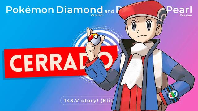 La biblioteca de sonidos de Pokémon Diamante y Perla cerrará tres meses después de su apertura.