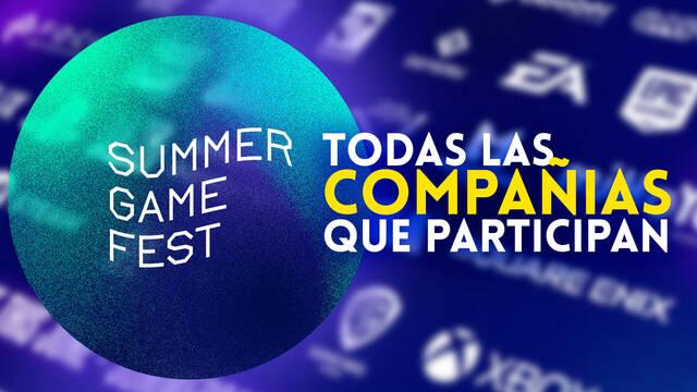 Todas las compañías que participan en Summer Game Fest 2022.