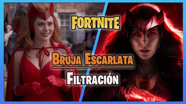 Fortnite: Filtración de la skin de Bruja Escarlata (Wanda) de Marvel