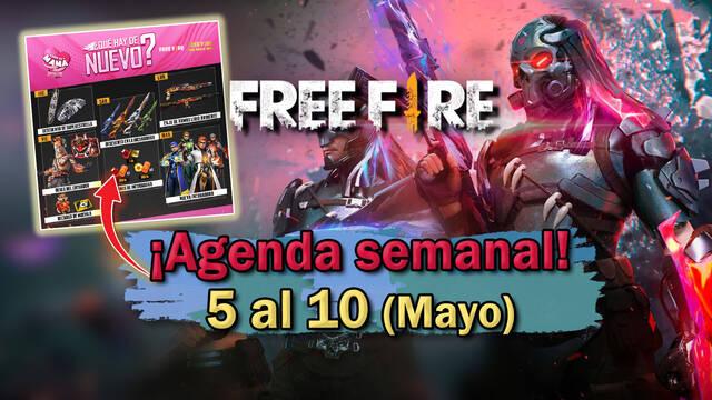 FREE FIRE | Agenda semanal del 5 al 10 de mayo: Todas las novedades