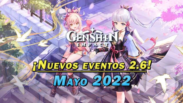 Genshin Impact anuncia nuevos eventos en mayo para la versión 2.6