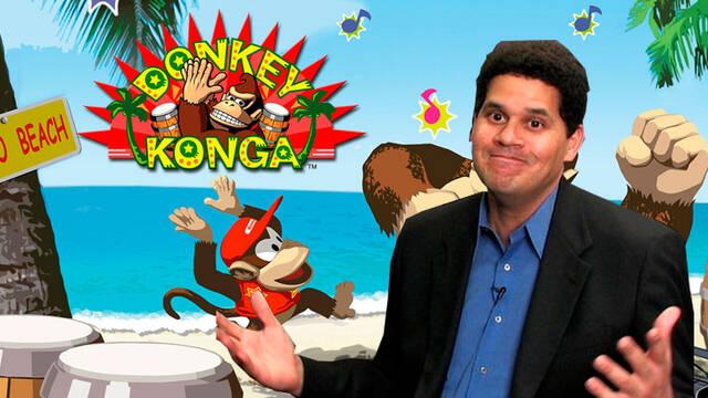 Reggie odiaba Donkey Konga