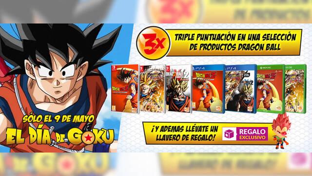 Ofertas GAME en el Goku Day en juegos de Dragon Ball