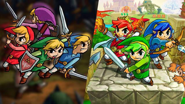 Los Zelda multijugador: Four Swords y Tri Force Heroes