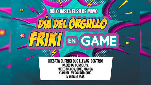 Ofertas GAME promoción día del orgullo friki 2023 descuentos en juegos y consolas
