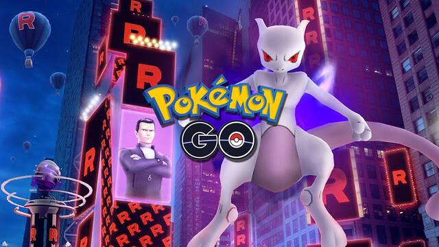 Pokémon GO primer evento de incursiones oscuras con Mewtwo shiny