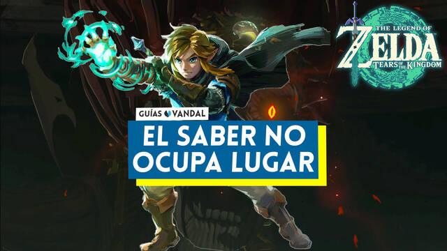 El saber no ocupa lugar en Zelda: Tears of the Kingdom - The Legend of Zelda: Tears of the Kingdom