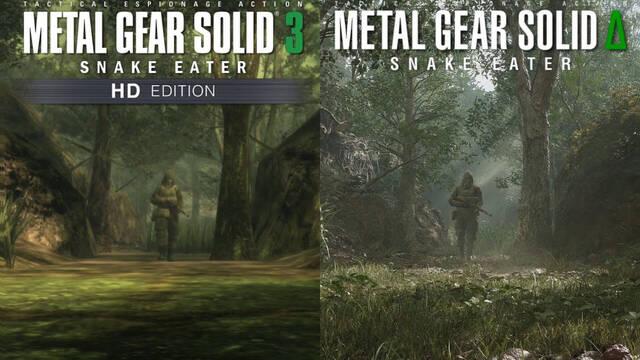 Comparativa entre Metal Gear Solid Delta y Metal Gear Solid 3 HD