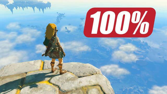 Se pasa el 100 % de Zelda: Tears of the Kingdom en 139 horas