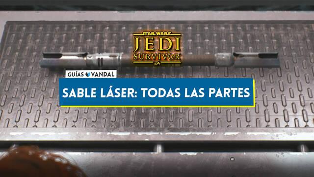 Sable láser en Star Wars Jedi Survivor: TODAS las piezas y componentes - Star Wars Jedi: Survivor