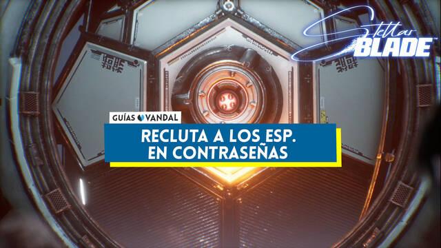 Recluta a los esp. en contrase�as y c�mo completarla en Stellar Blade - Stellar Blade