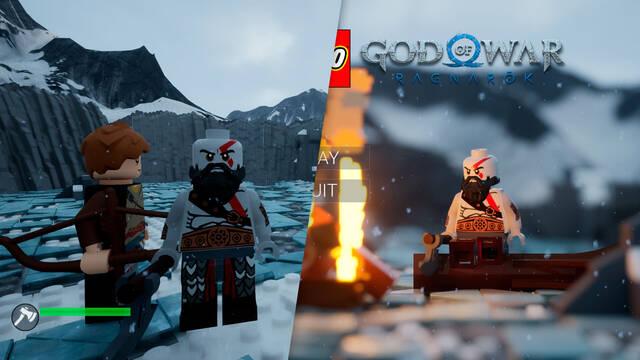 Un fan crea un curioso juego de God of War: Ragnarok estilo LEGO que ya puedes probar gratis en PC