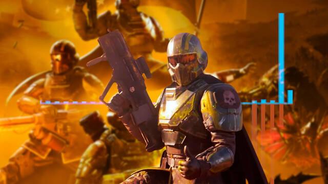 Helldivers 2 valoraciones positivas en Steam durante las �ltimas horas