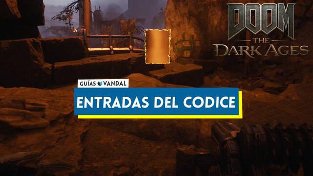 Todas las entradas del c�dice en DOOM: The Dark Ages - DOOM: The Dark Ages