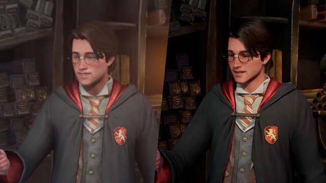 Hogwarts Legacy comparativa oficial gr�ficos Switch 2 y Switch 1