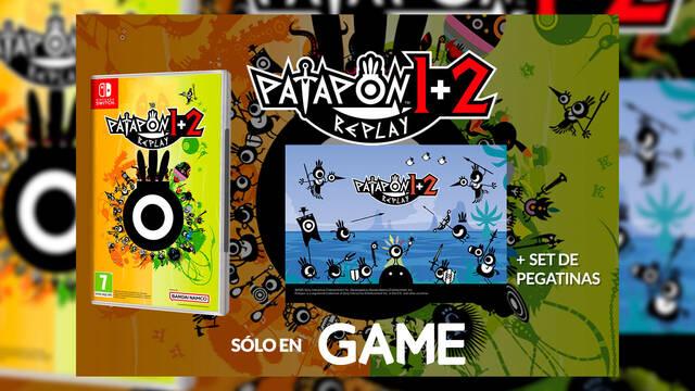 Reserva Patapon 1+2 Replay en GAME con set de pegatinas de regalo