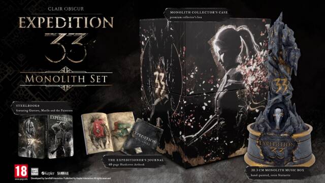 El aclamado Clair Obscur: Expedition 33 relanza su edici�n Monolith Set sin el juego
